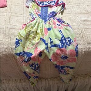 Matilda Jane Pink and Blue Baby Romper